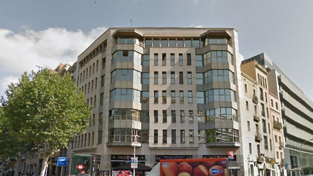 Edificio de la calle Urgell de Barcelona