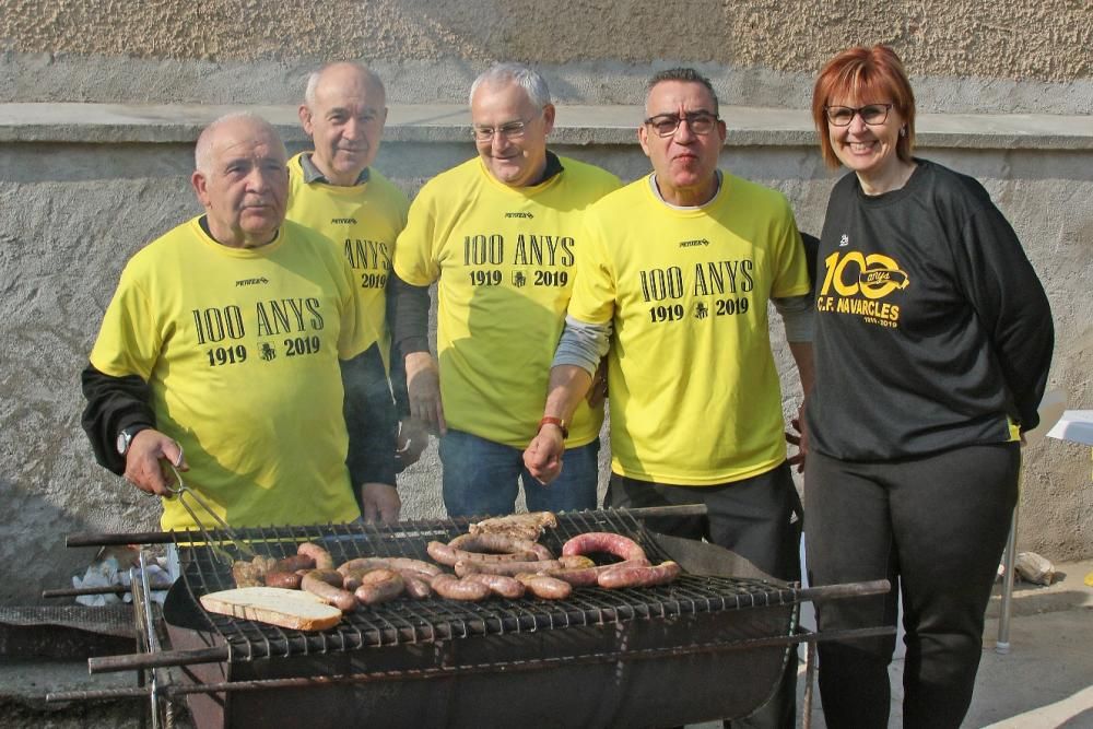 El futbol navarclí obre els actes del Centenari. Acte Centenari CF Navarcles. Jornada esportiva matinal