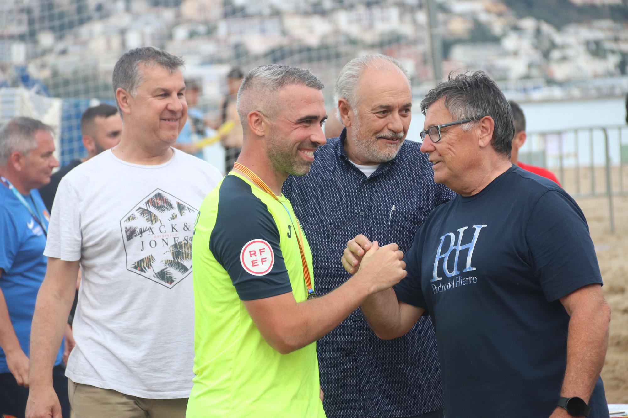 Campionats de Catalunya de futbol platja a Roses