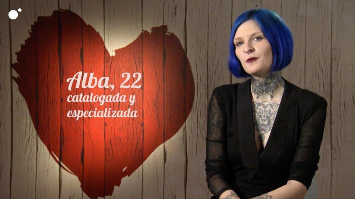 Alba en 'First Dates'