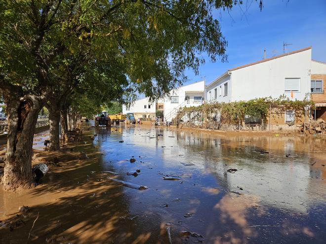 Utiel, completamente devastada