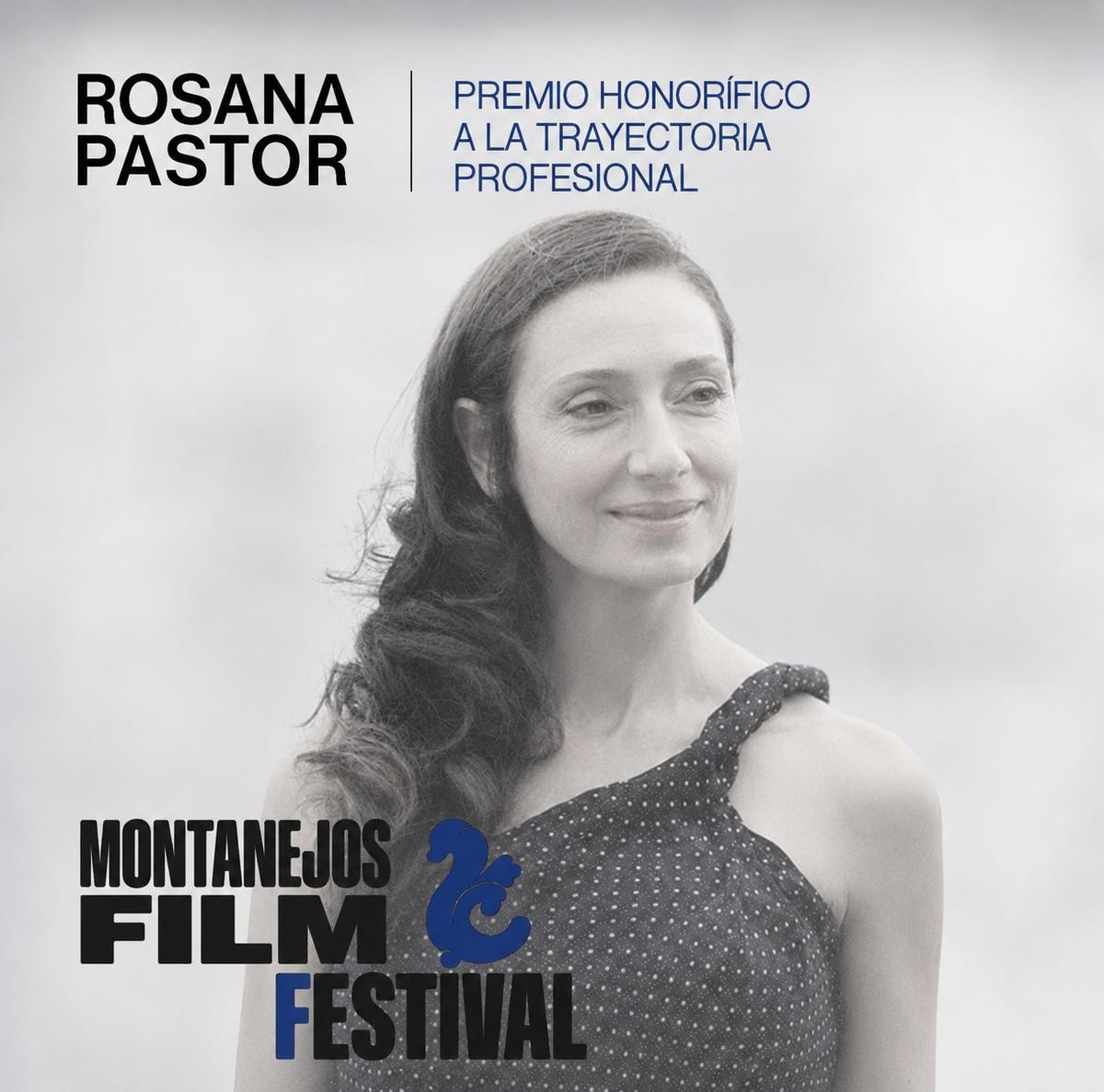 Rosana Pastor, premio honorífico del Montanejos Film Fest.
