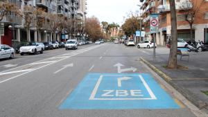 La calle Vidal i Barraquer de Tarragona, uno de los límites de la ZBE de la ciudad.