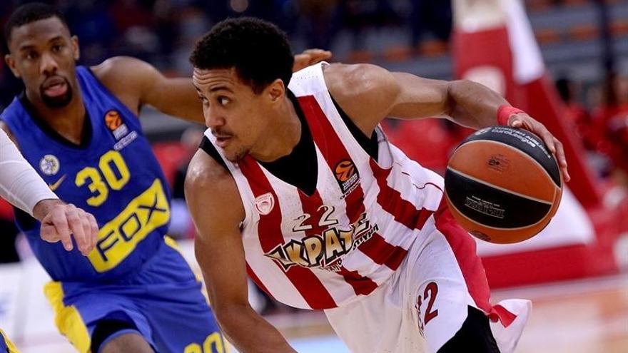 Roberts, con el Olympiacos.