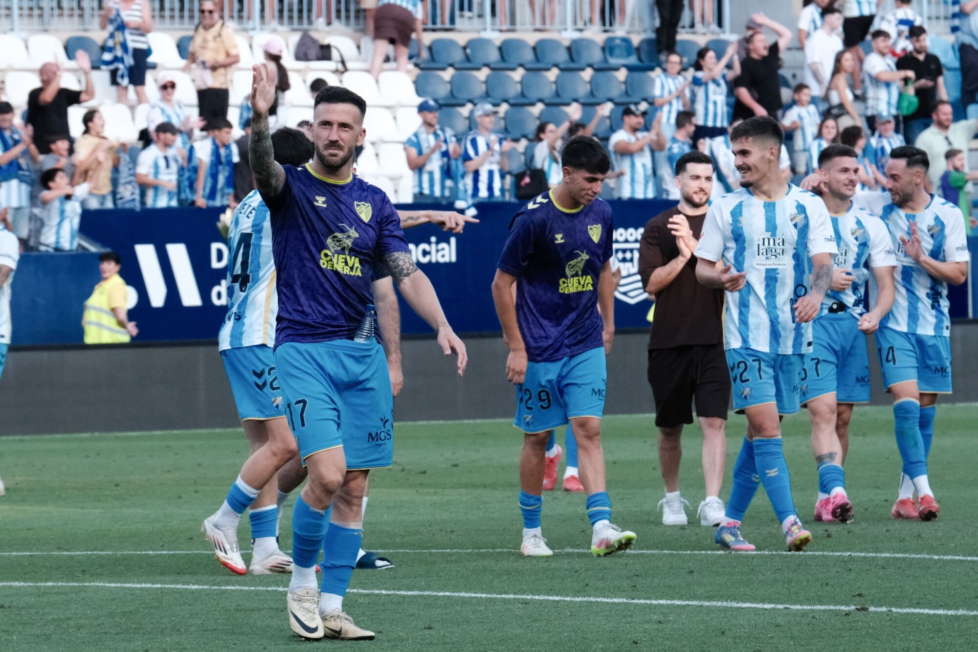 Málaga CF - Burgos CF. Jornada 42, Liga Hypermotion