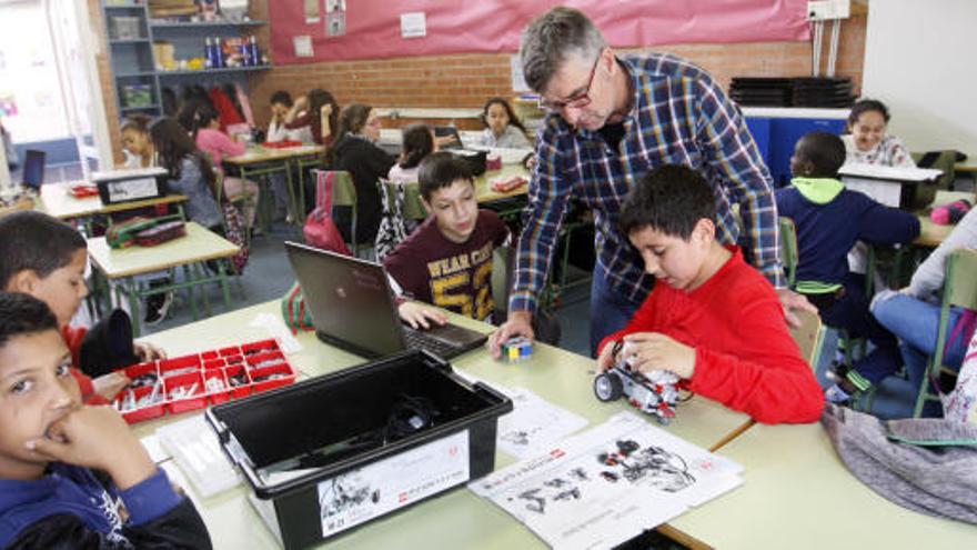 Una de les classes de l&#039;escola El Veïnat de Salt.