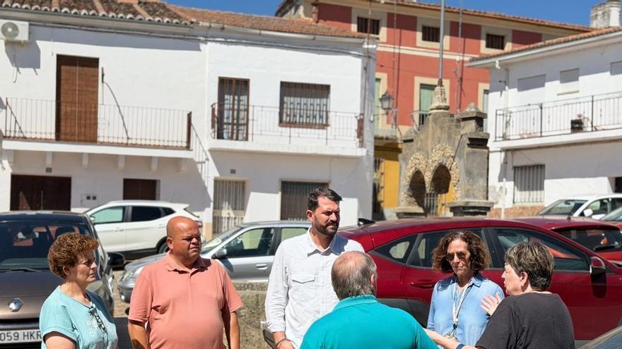 Cotrina pide declarar zona catastrófica Casas de Millán, Mirabel y Grimaldo tras el incendio