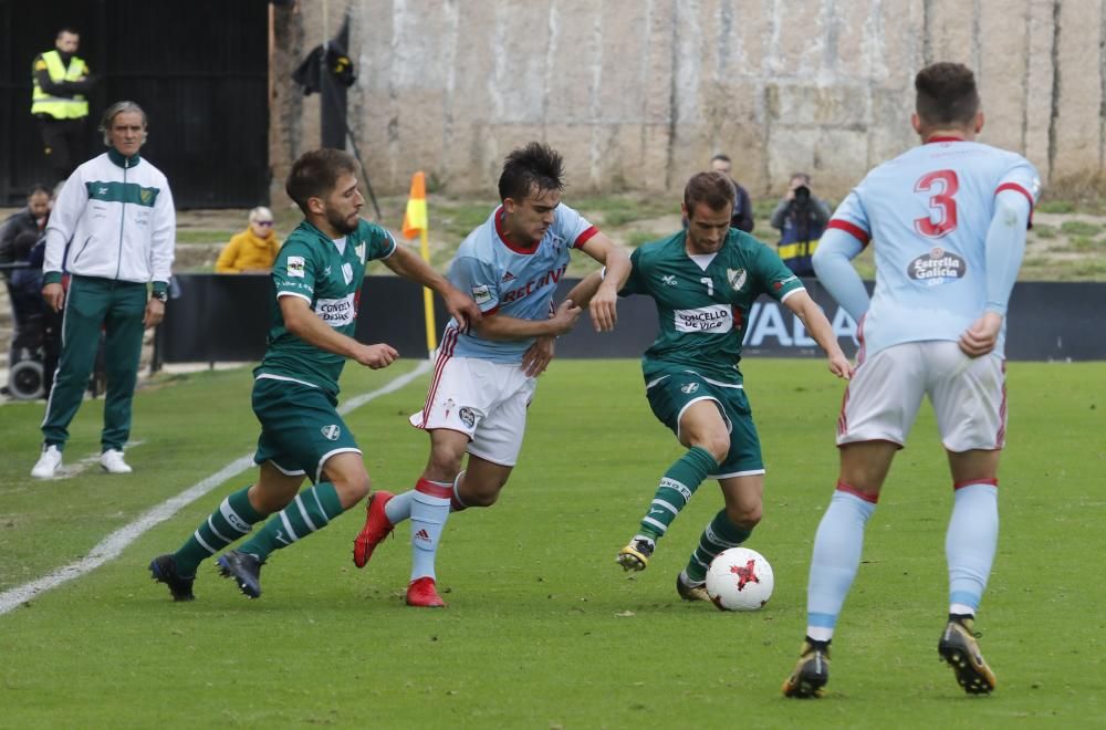 Celta B y coruxo firman tablas en Barreiro que permiten a ambos conjuntos frenar su mala racha.