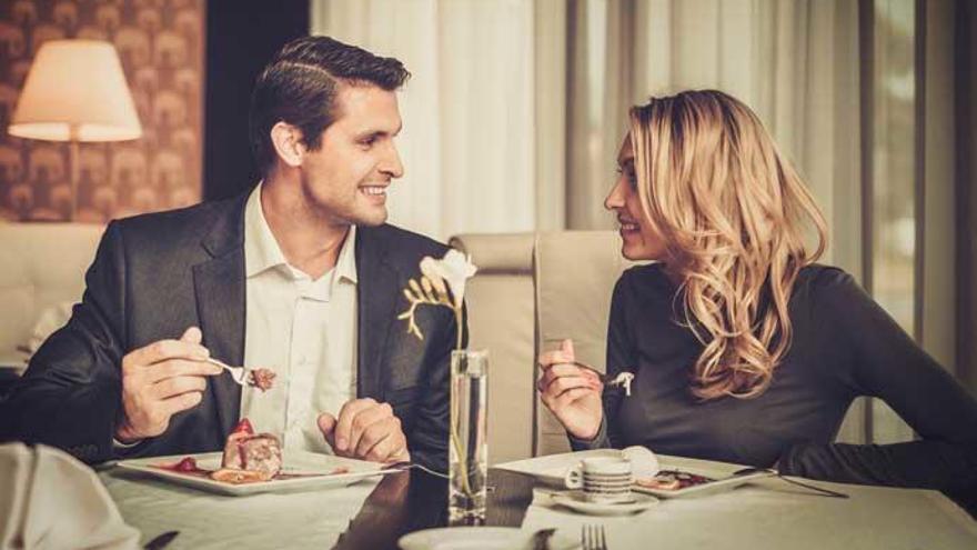 Cena para dos para San Valentín.