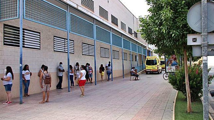 El punto de rastreo covid se instala en el centro de  salud de Mazarrón