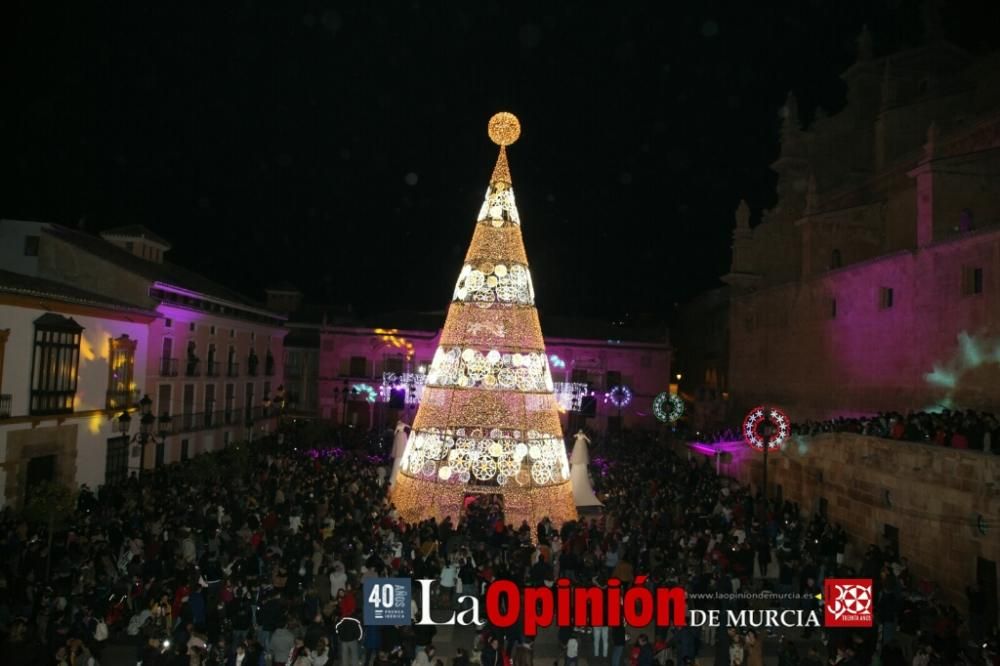 Encendido de luces de Navidad en Lorca