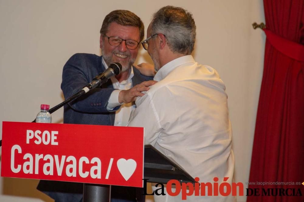 Presentación candidatura PSOE en Caravaca