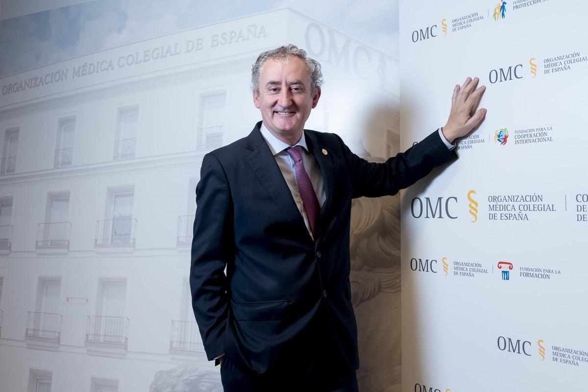 Tomás Cobo, presidente de la Organización Médica Colegial (OMC)