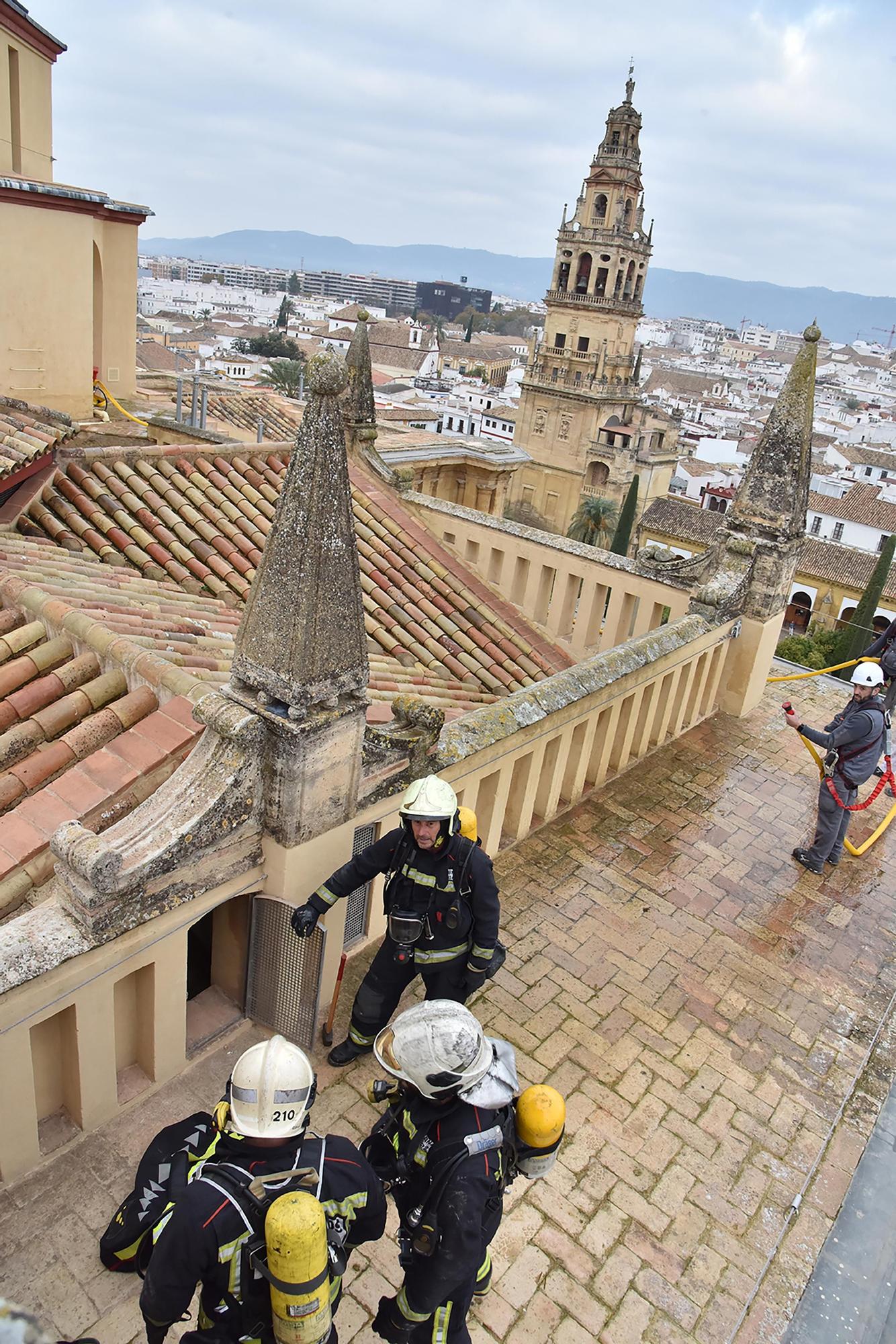 La Mezquita-Catedral se somete a un nuevo simulacro de incendio