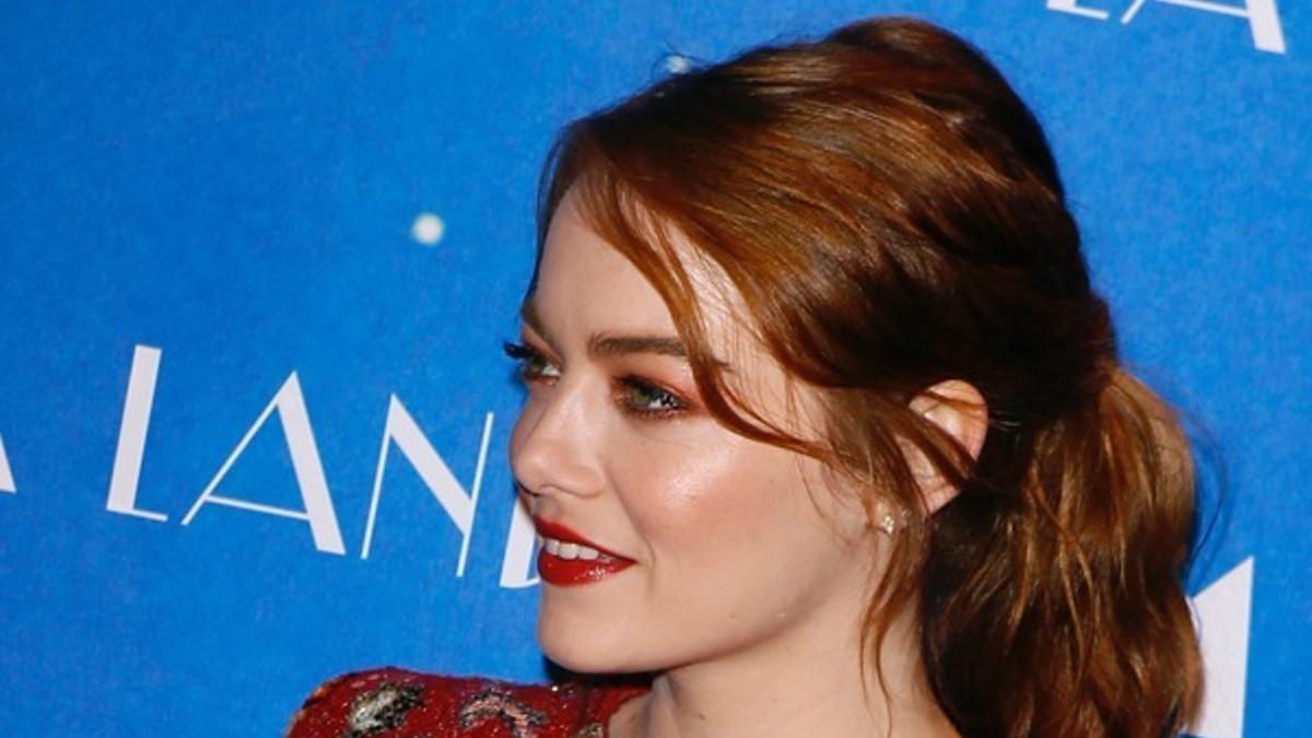 El look de Emma Stone en el estreno parisino de 'La La Land'