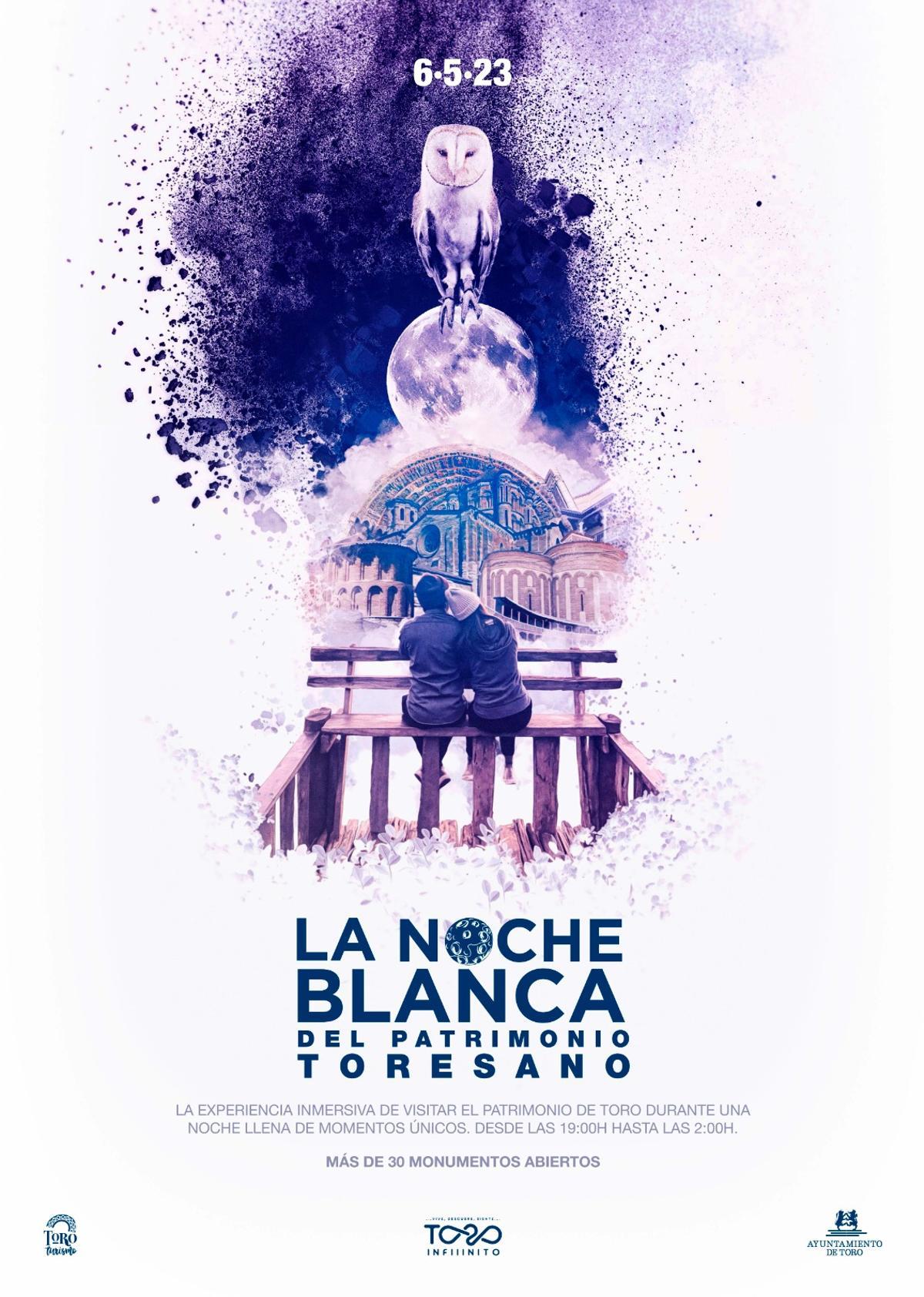 Cartel promocional de la sexta edición de la &quot;Noche blanca&quot;