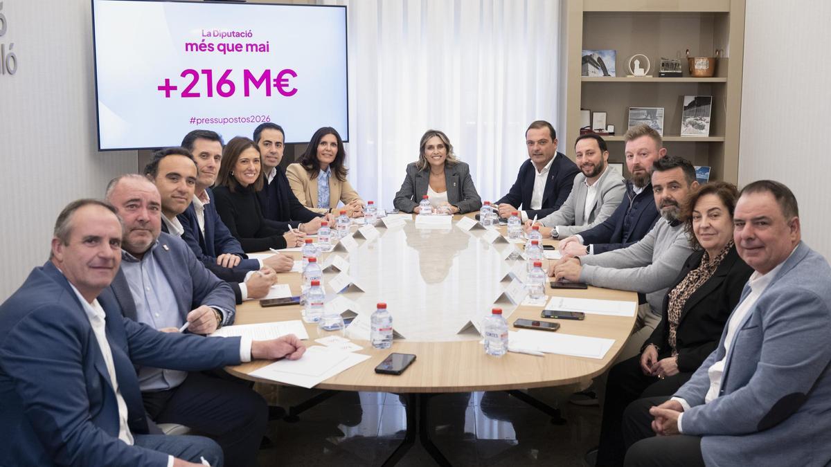 Reunión equipo de gobierno de la Diputación