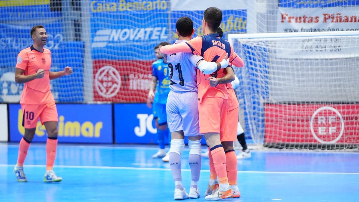 El Barça se llevó la victoria ante Peñíscola