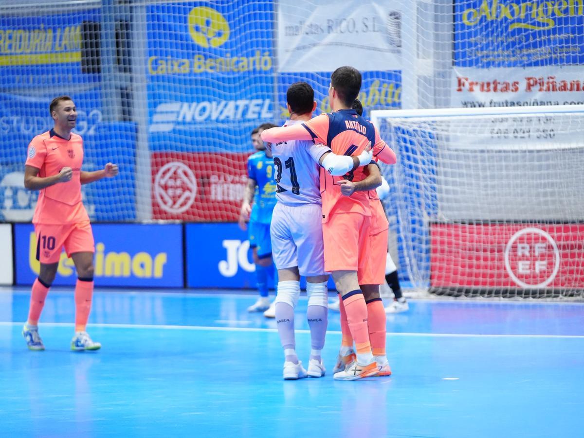 El Barça se llevó la victoria ante Peñíscola