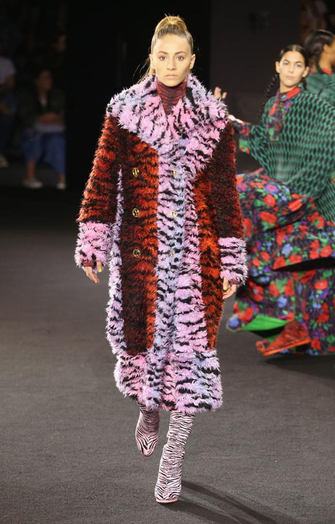 Desfile Kenzo x H&M: abrigo estrella