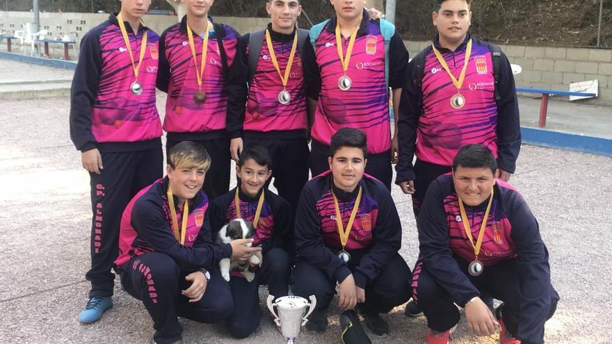 Almoradí mete tres tripletas en el Campeonato de España de Petanca