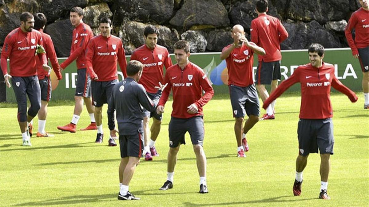 El Athletic prepara la final de la Copa del Rey