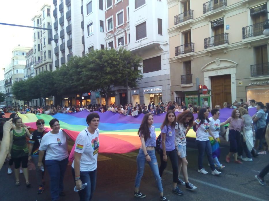 Manifestación del Orgullo LGTBi en Valencia