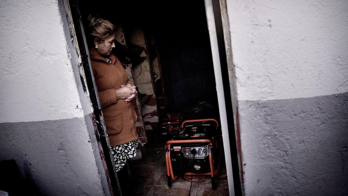 Cañada Real. Sin suministro eléctrico.