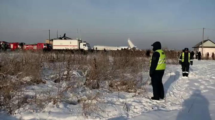 Al menos 12 muertos en un accidente aéreo en Almatý, Kazajistán