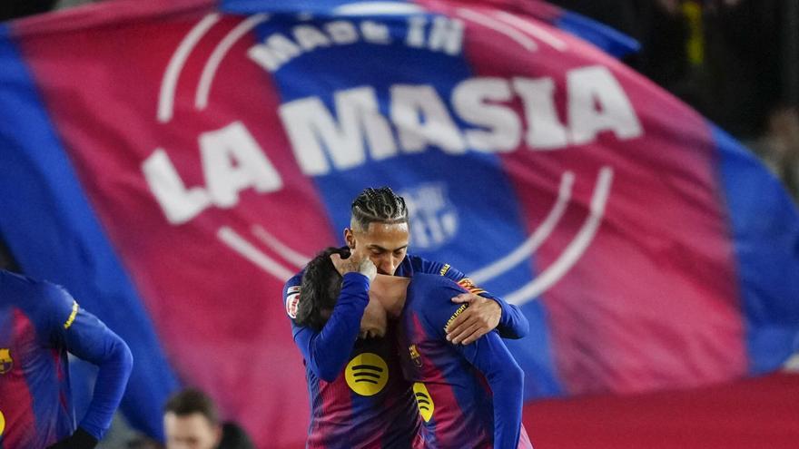 Raphinha es puro corazón para el Barça