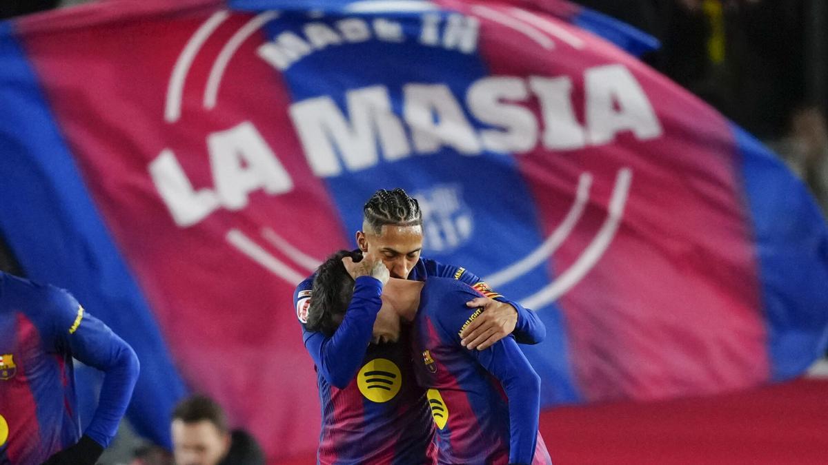 Raphinha es puro corazón para el Barça