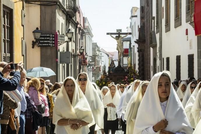 19.04.19. Las Palmas de Gran Canaria. SEMANA SANTA. Procesión de Las Mantillas en Vegueta.  Foto Quique Curbelo  | 19/04/2019 | Fotógrafo: Quique Curbelo