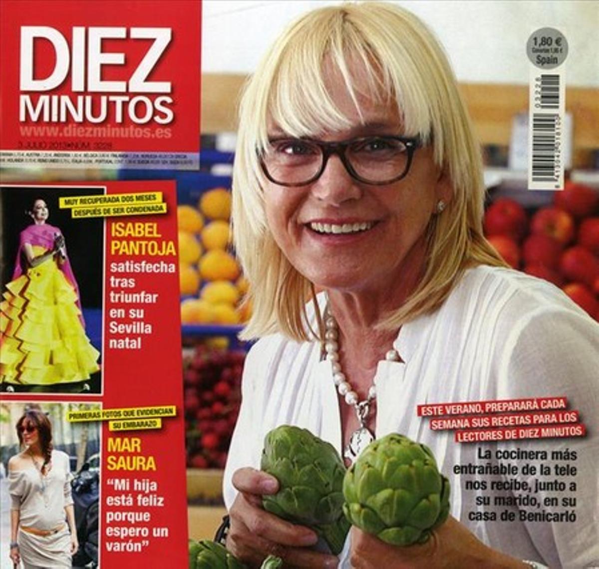 Portada de la revista ’Diez Minutos’. Portada de la revista ’Diez Minutos’.