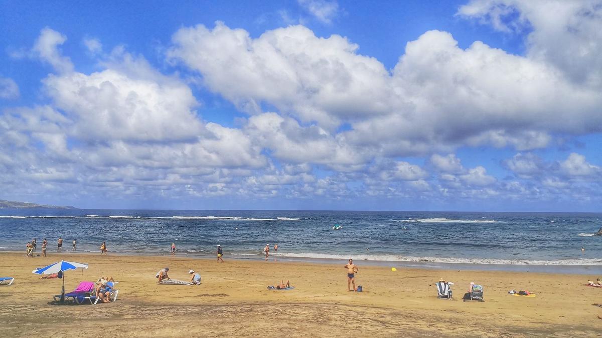 Tiempo en Canarias: playa de Las Canteras