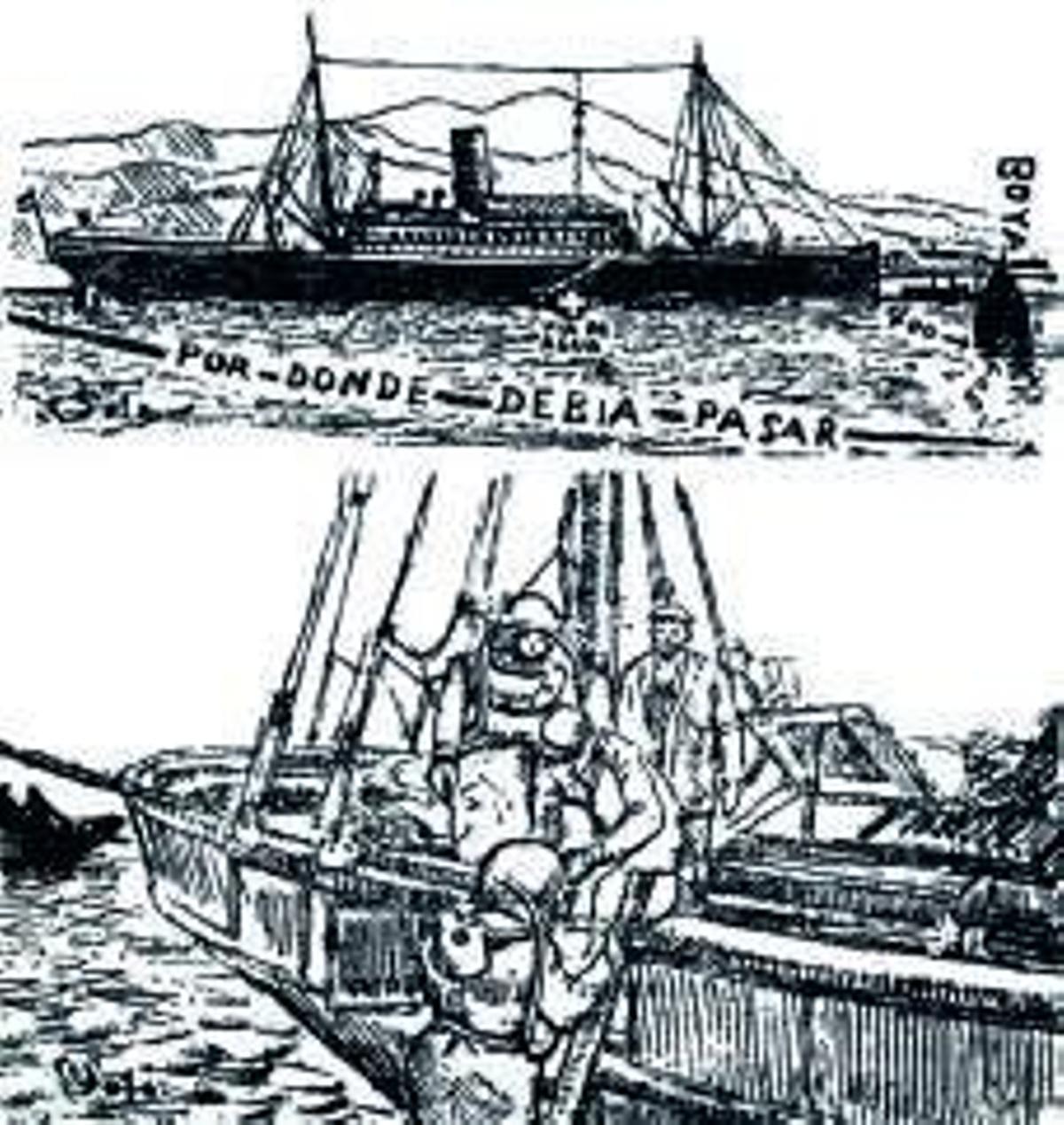 O Cap Roca e os buzos do Cotolino. |  // ARQUIVO DO AUTOR