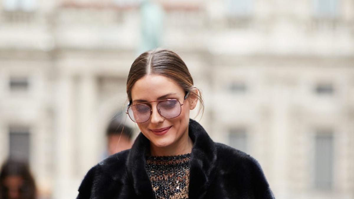 Olivia Palermo, reina del 'street style' en la Semana de la Moda de Milán con un look a capas