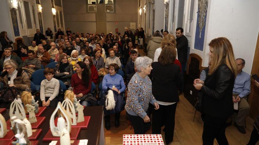 Algunos de los ganadores del concurso de belenes.