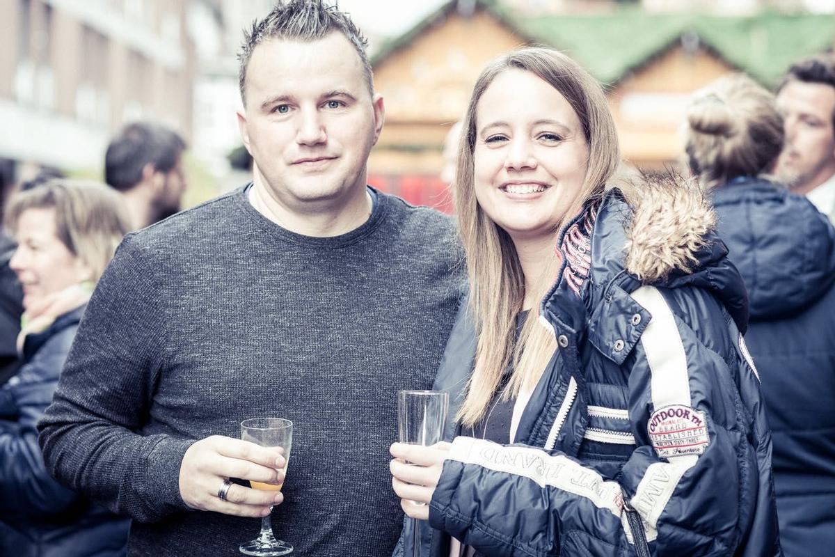 Haben sich über eine Freundin kennengelernt: Mike und Jennifer Lehne.