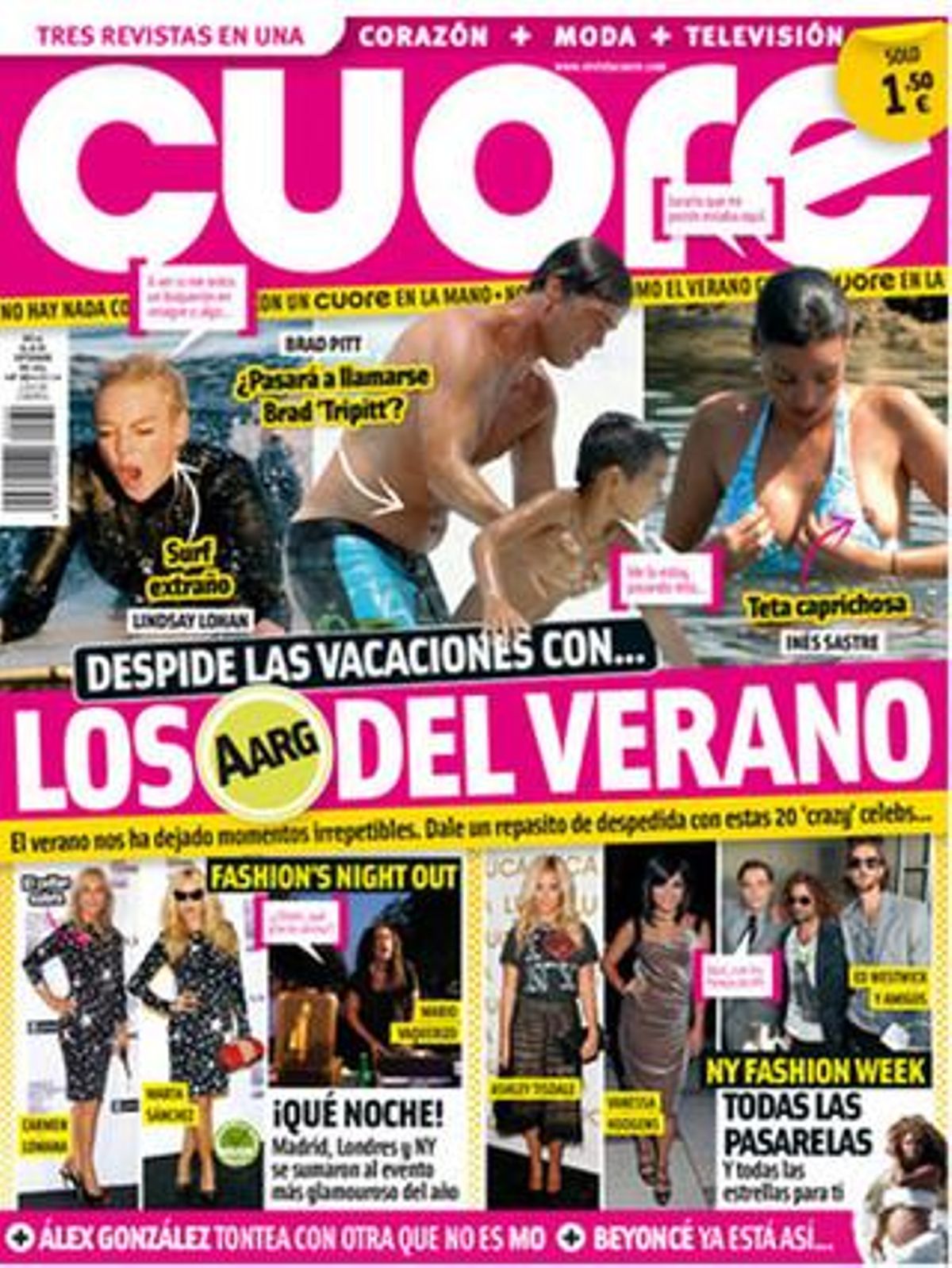 La portada de {’Cuore}’, aquesta setmana. La portada de {’Cuore}’, aquesta setmana.