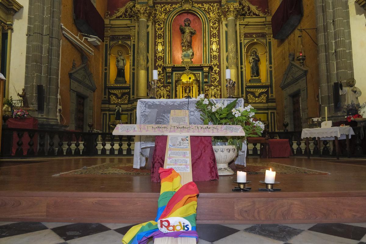 Iglesia de San Francisco Borja de Las Palmas de Gran Canaria esta semana.