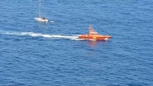 Buscan a dos ocupantes de la avioneta caída al mar frente al faro de Sóller, en Mallorca