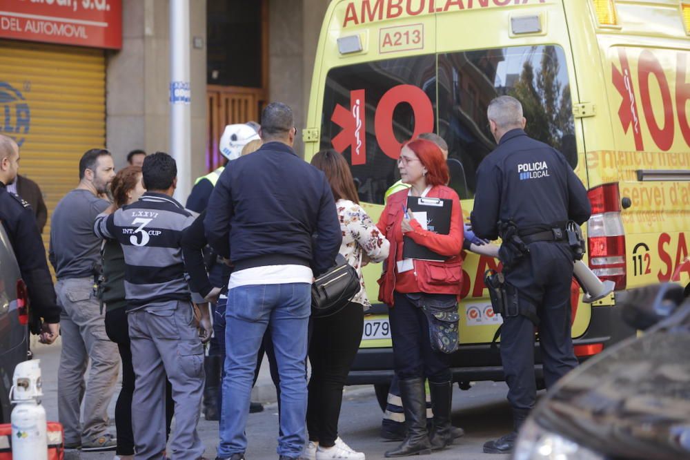 Una niña de dos años, herida al caer de un quinto piso en Palma