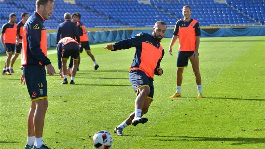 Entrenamiento de la UD Las Palmas, 9 enero 2017