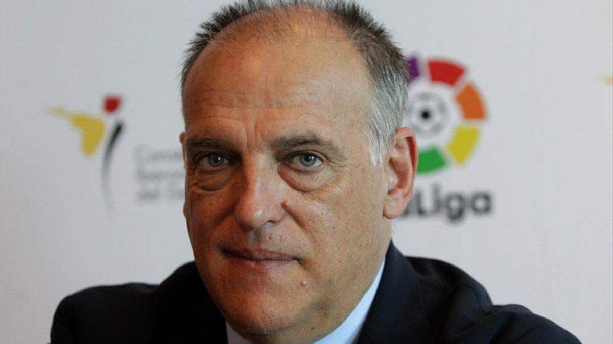 Javier Tebas ya sabe que los dos grandes clubs están en su contra