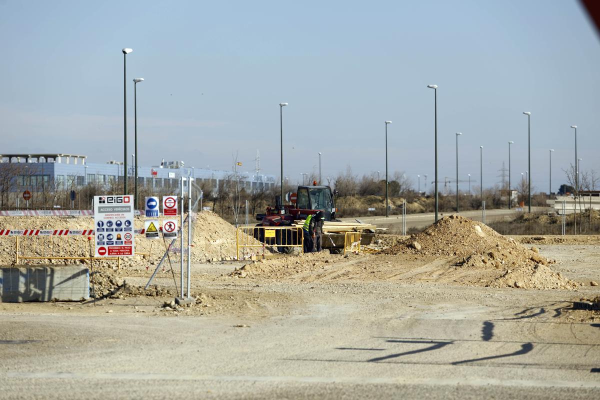 Las obras ya han comenzado en la parcela ubicada al norte de la Ciudad del Transporte.