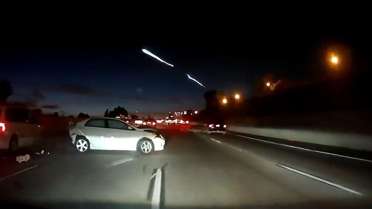 Accident múltiple que ha provocat el coet d’Elon Musk a Califòrnia.