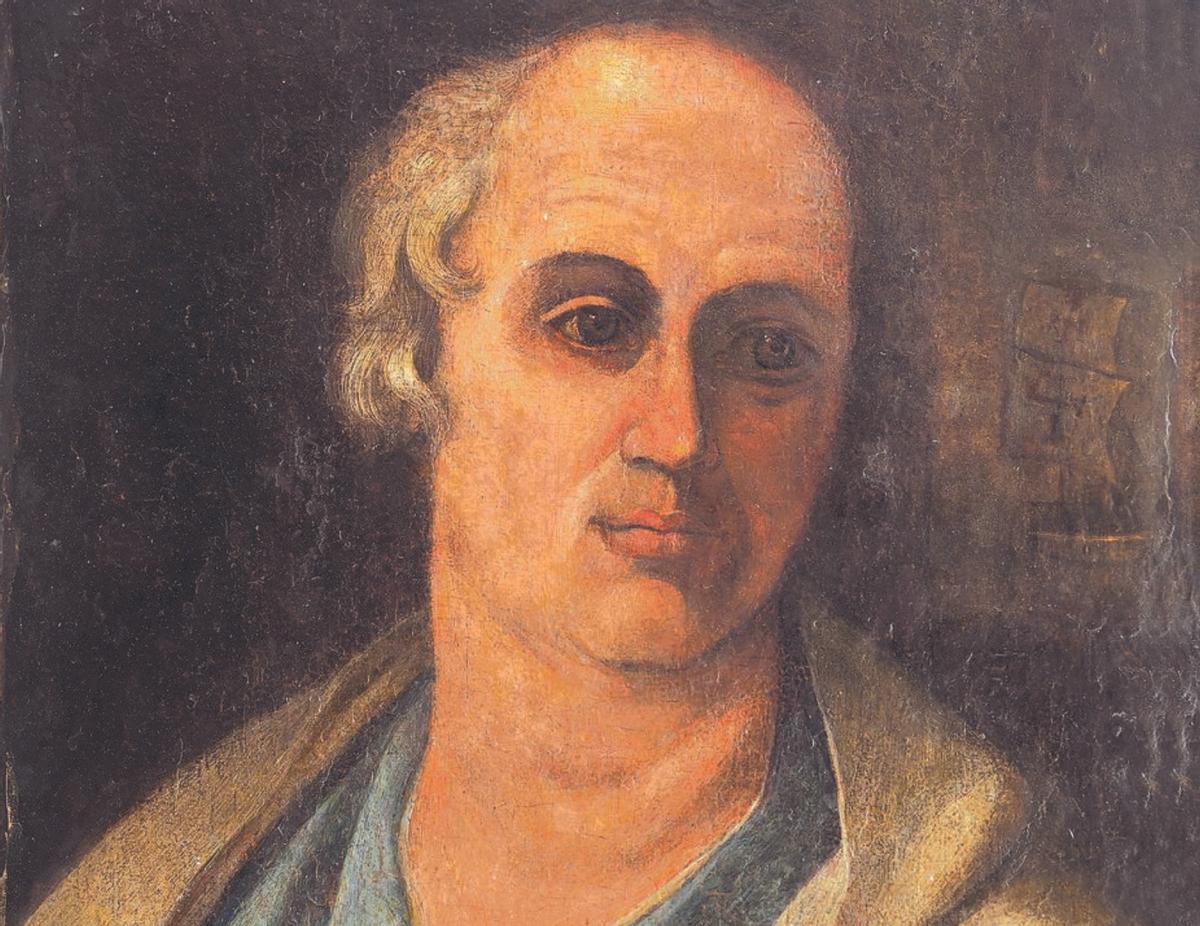 Retrato de Cristóbal Colón, anónimo datado en 1530, que la asociación considera propia del Cristóbal Colón gallego