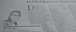 Mas defiende en 'Le Figaro' que el proceso "no tiene nada que ver con el nacionalismo"