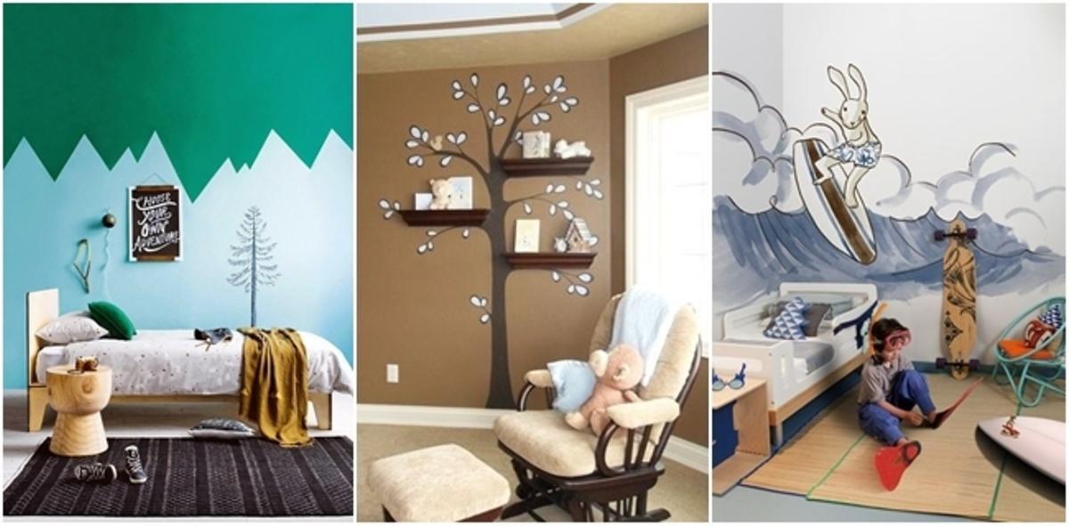 Cómo pintar un mural para una habitación infantil