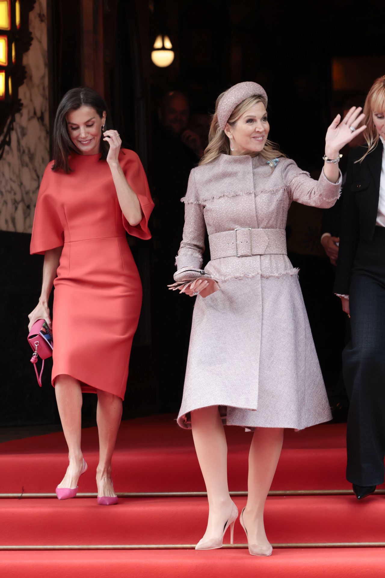 Las reinas Letizia y Máxima y sus maravillosos looks para el último día del viaje de Estado.
